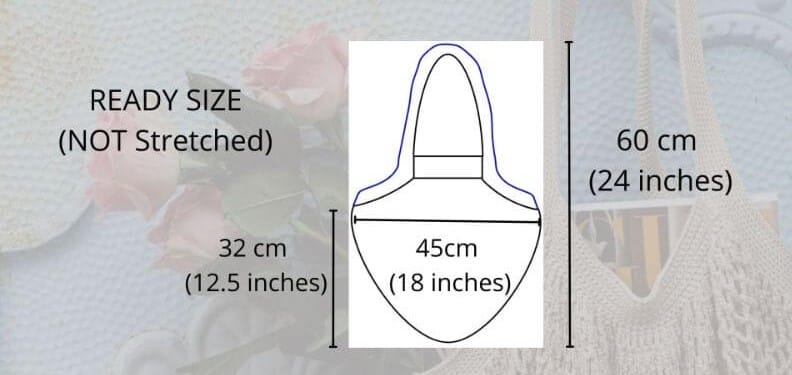 crohet bag ready size