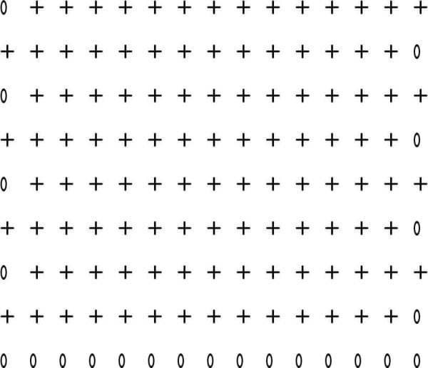 single crochet chart