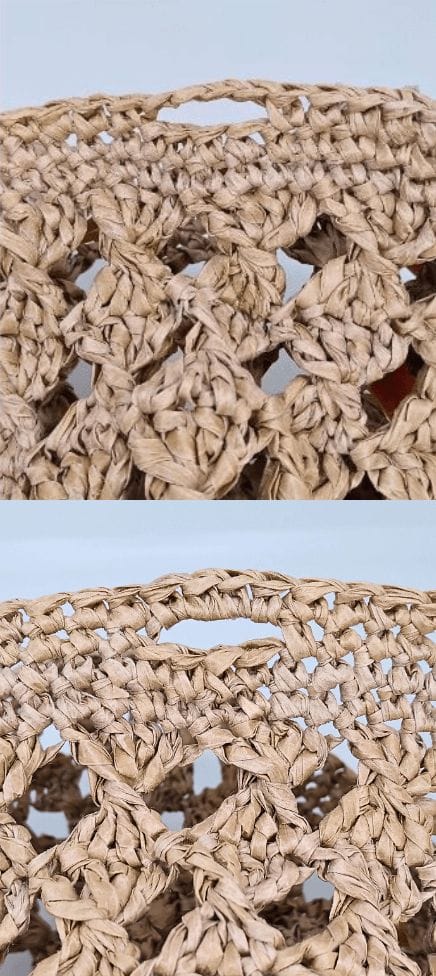 crochet bag top part